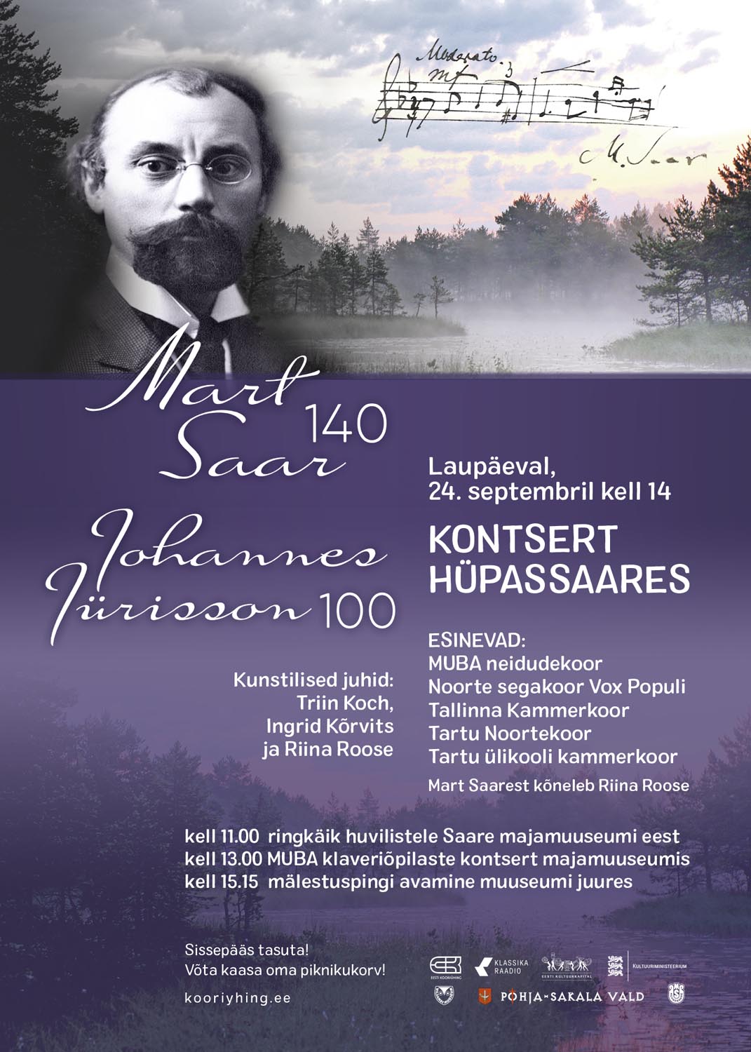 Plakat Mart Saar 140 kavaga