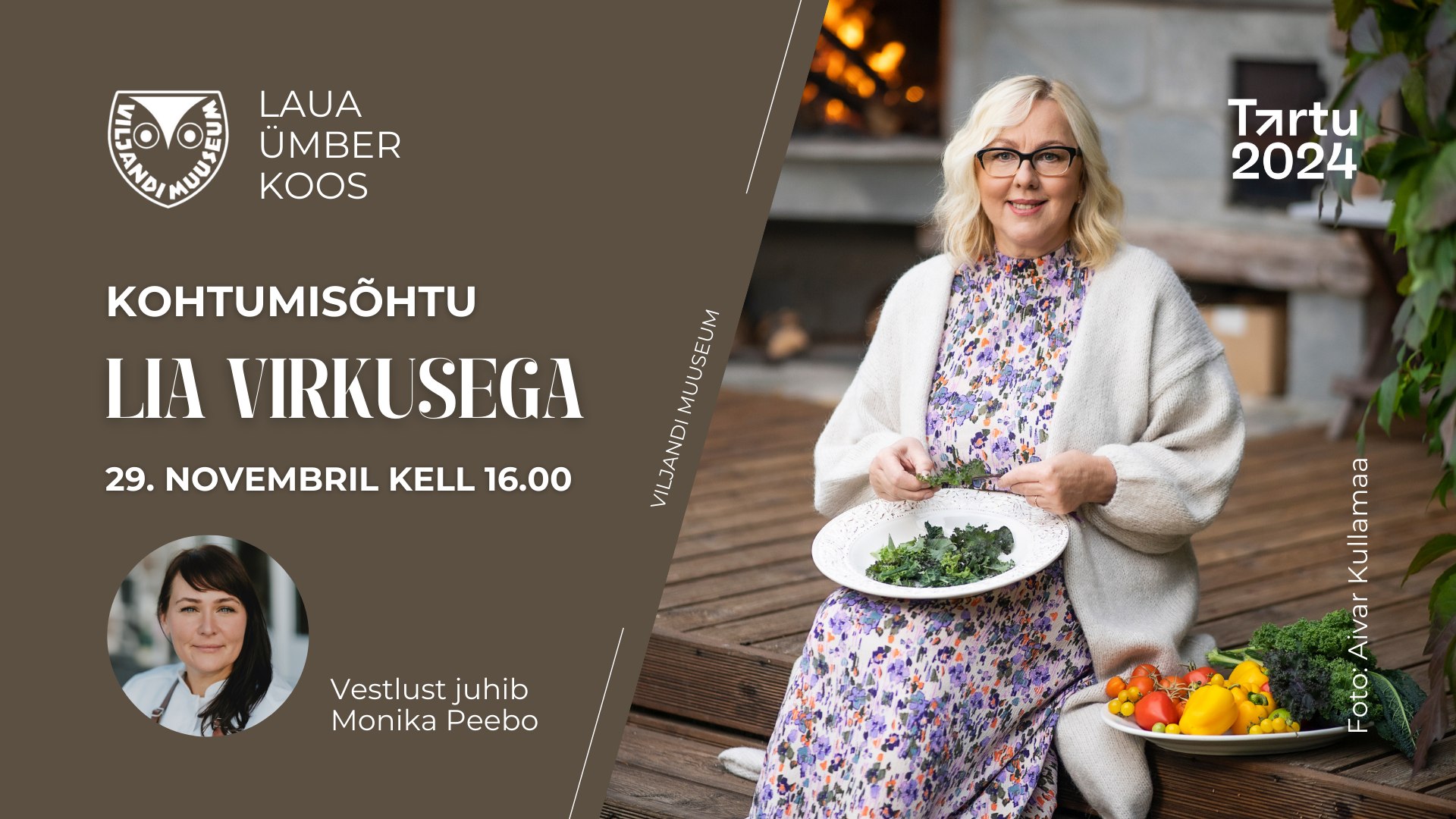 Kohtumisõhtu Lia Virkusega