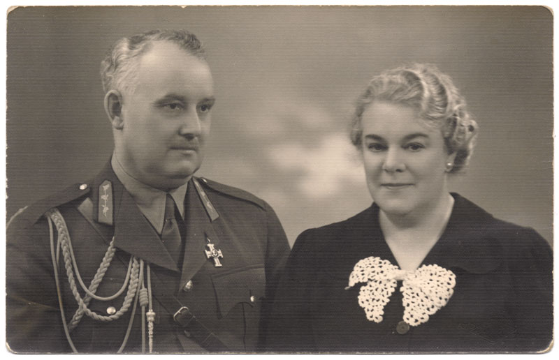 Viljandi aukodanik Kindral Johan Laidoner ja Maria Laidoner-Kruszewska 1930. aastatel.